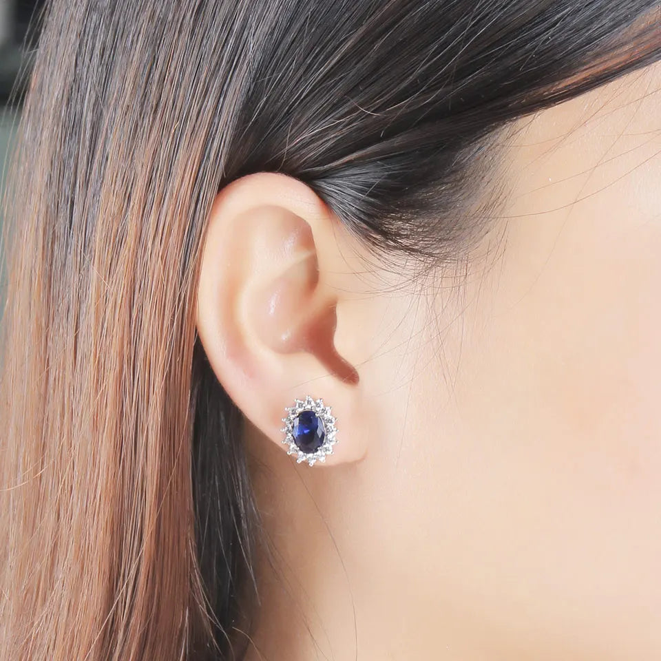 Sapphire Stud Earrings