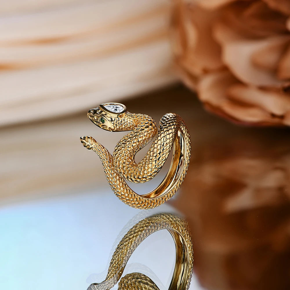 Luxury Snake Golden Ring