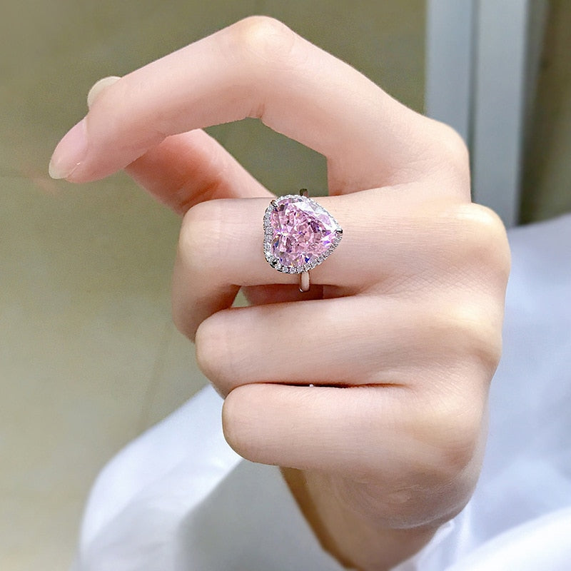 Pink Heart Ring