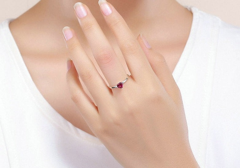 Zircon Red Ring