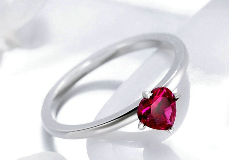 Zircon Red Ring