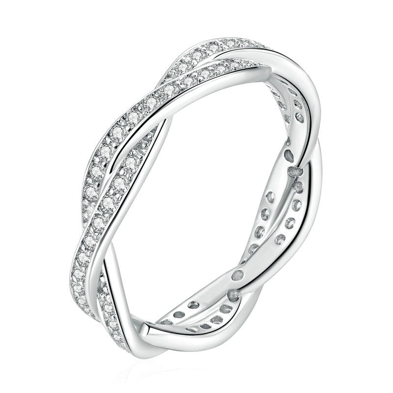 Intertwined Love Ring