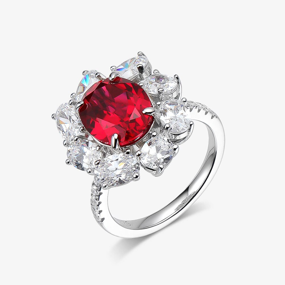 Red Sunflower Ring