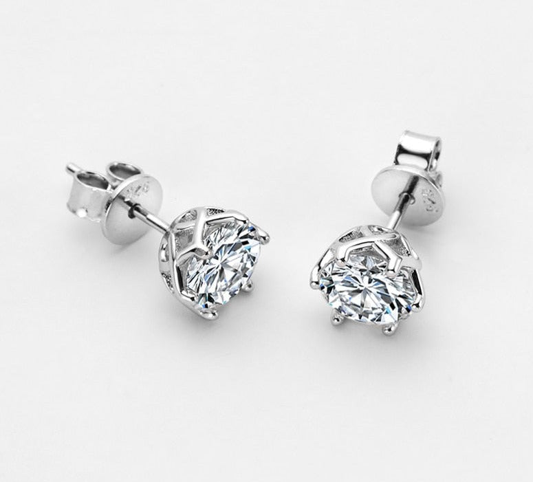 Moissanite Stud Earrings