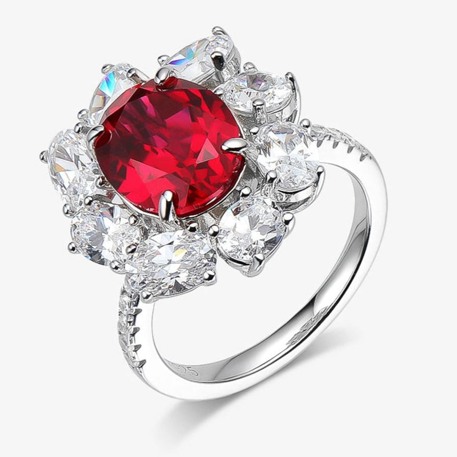 Red Sunflower Ring