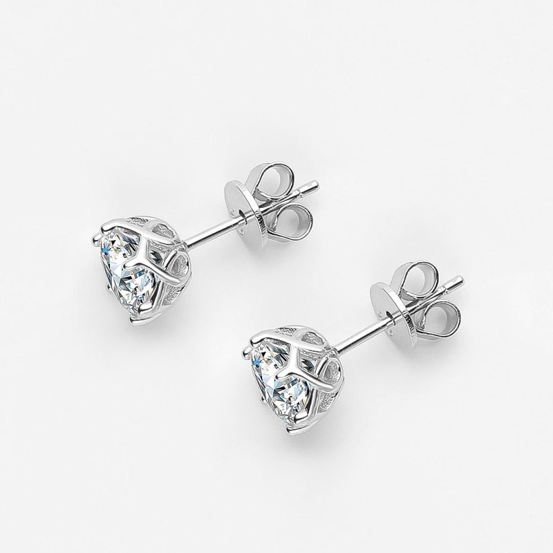 Moissanite Stud Earrings